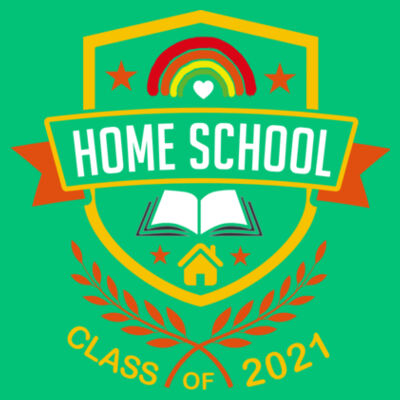 Home School - Class of 2021 - Embroidered Children's T-Shirt Design