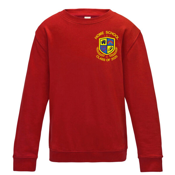 Home School - Class of 2020 - Embroidered Children's Sweatshirt Thumbnail