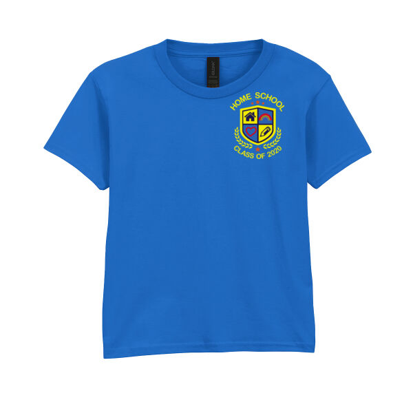 Home School - Class of 2020 - Embroidered Children's T-Shirt Thumbnail